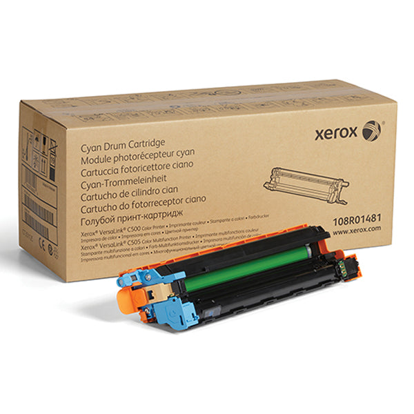 Xerox Cyan Drum Cartridge (40000 Yield) (108R01481)
